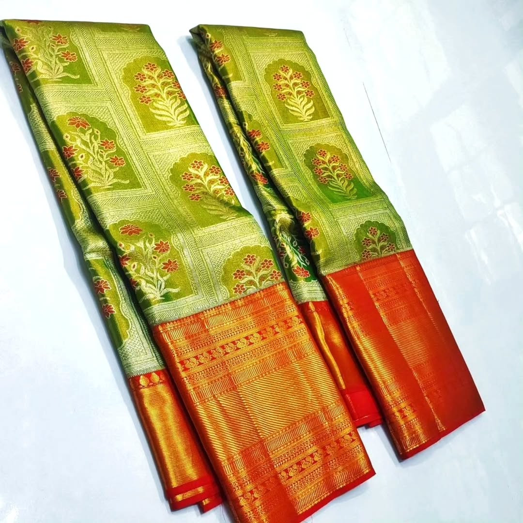 Pure kanchipattu kuttu embose 4d meena work